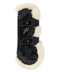 Kentucky Horsewear Vegan Sheepskin Bamboo Tendon Boots, Black