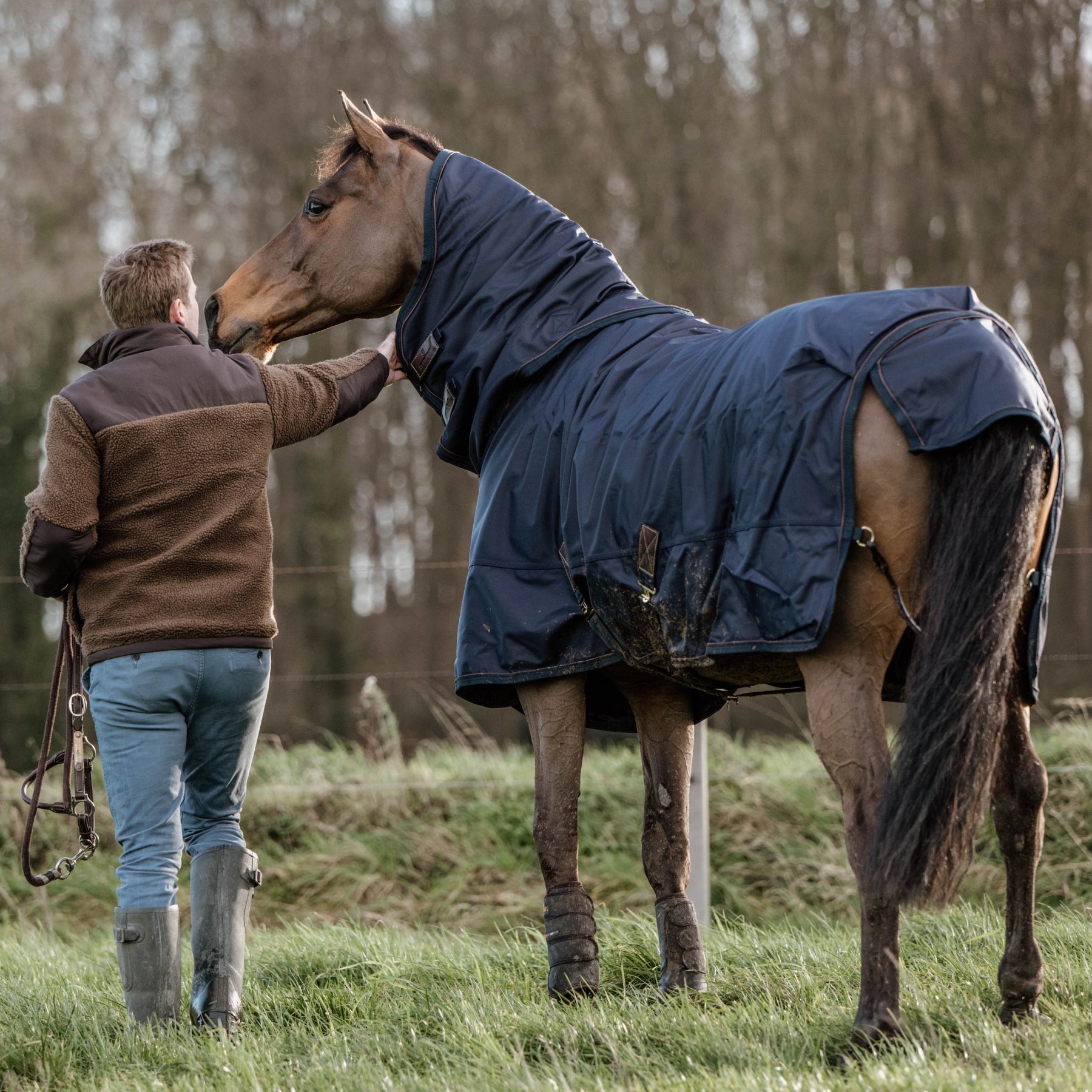 Kentucky Horsewear Turnout Rug All Weather Waterproof Pro, Navy
