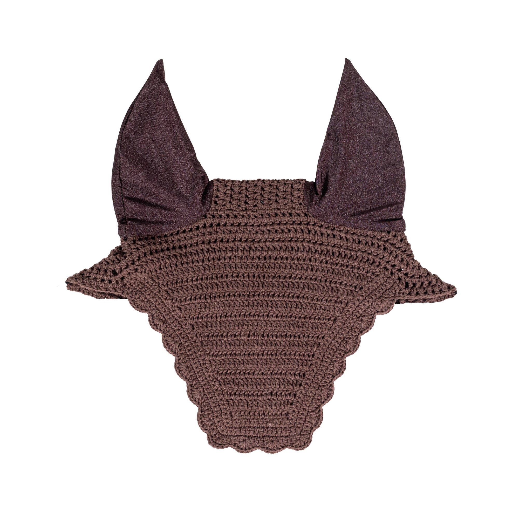 Kentucky Horsewear Fly Veil Wellington Wave, Brown