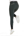 Equithème Josephine Ladies Knee Grip Breeches, Forest Green