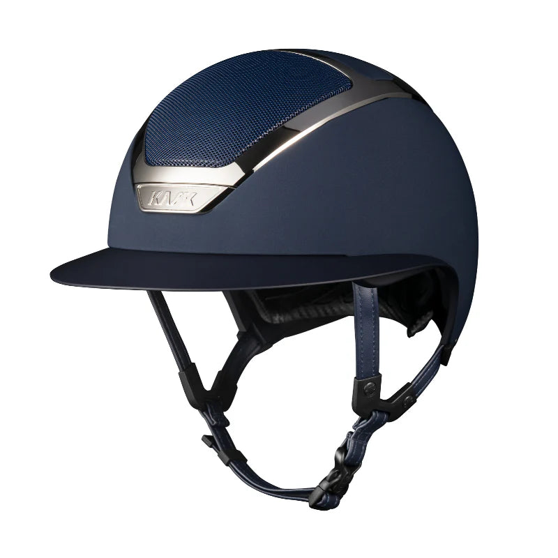 KASK Star Lady Chrome Helmet, Navy/Silver