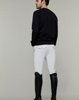 Dada Sport Capitol Mens Knee Grip Breeches, White