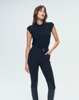 Dada Sport Kit New Ladies Knee Grip Breeches, Black