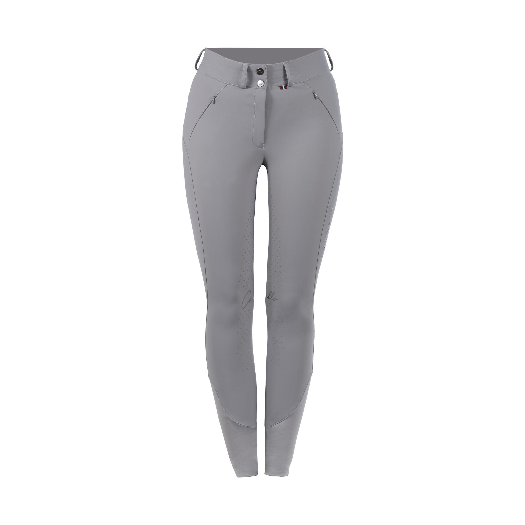 Cavallo CavalCLAIRE Ladies Full Grip High Rise Breeches, Silver