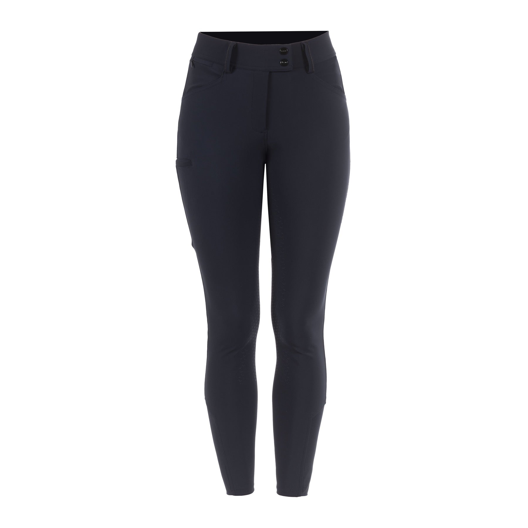 Cavallo Cheyenne Ladies Normal Rise Full Grip Breeches, Dark Blue