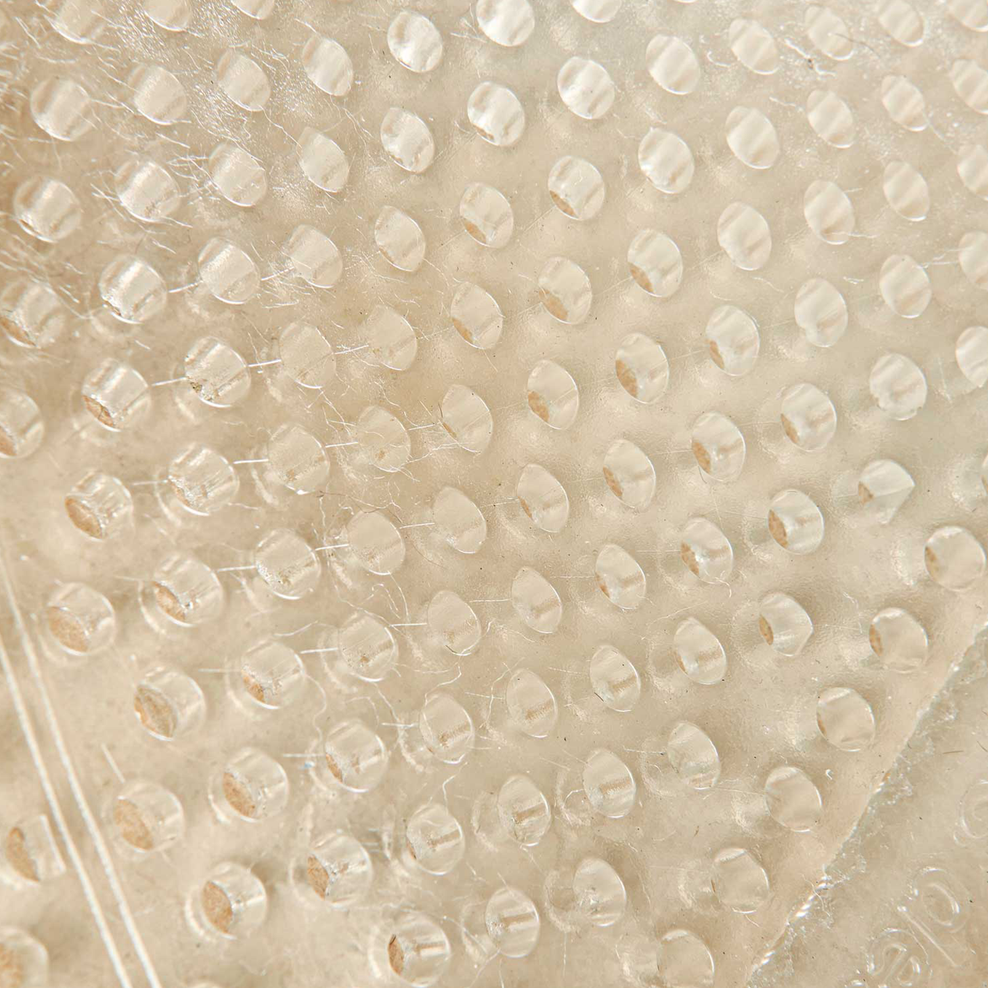 Acavallo CC Therapeutic Gel Non Slip Pad with Sheepskin, Transparent/Natural