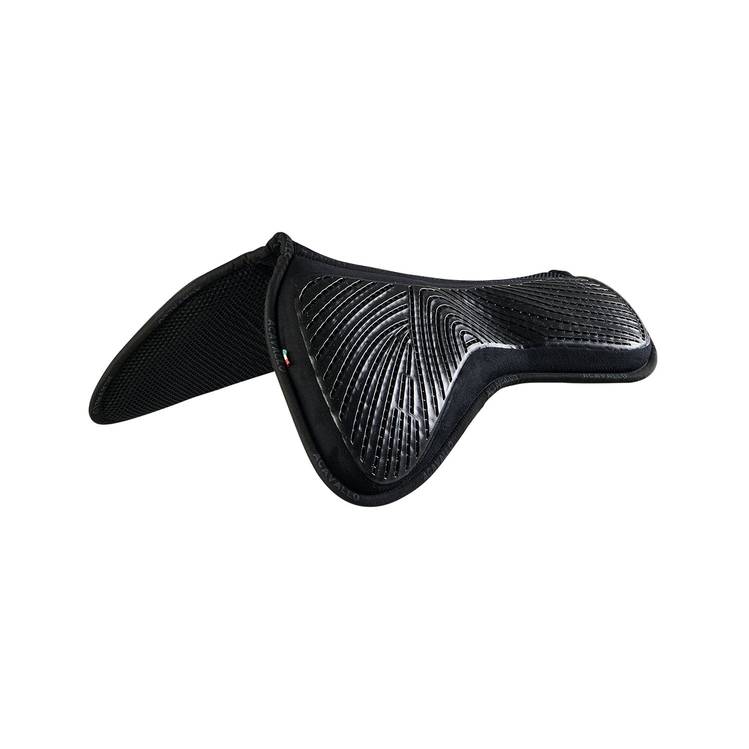Acavallo 3D Spine Gel and Memory Foam CC Half Pad, Black