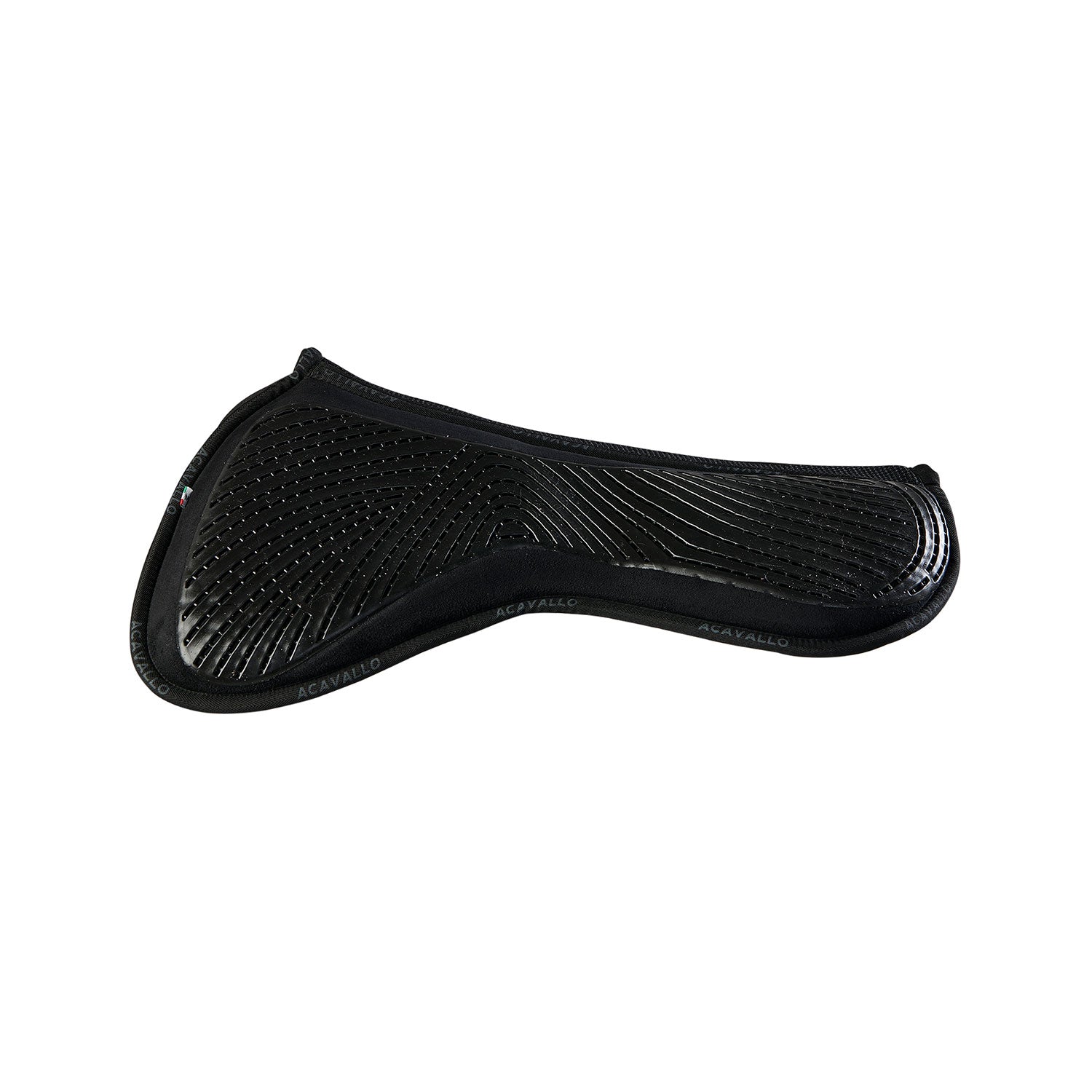 Acavallo 3D Spine Gel and Memory Foam CC Half Pad, Black