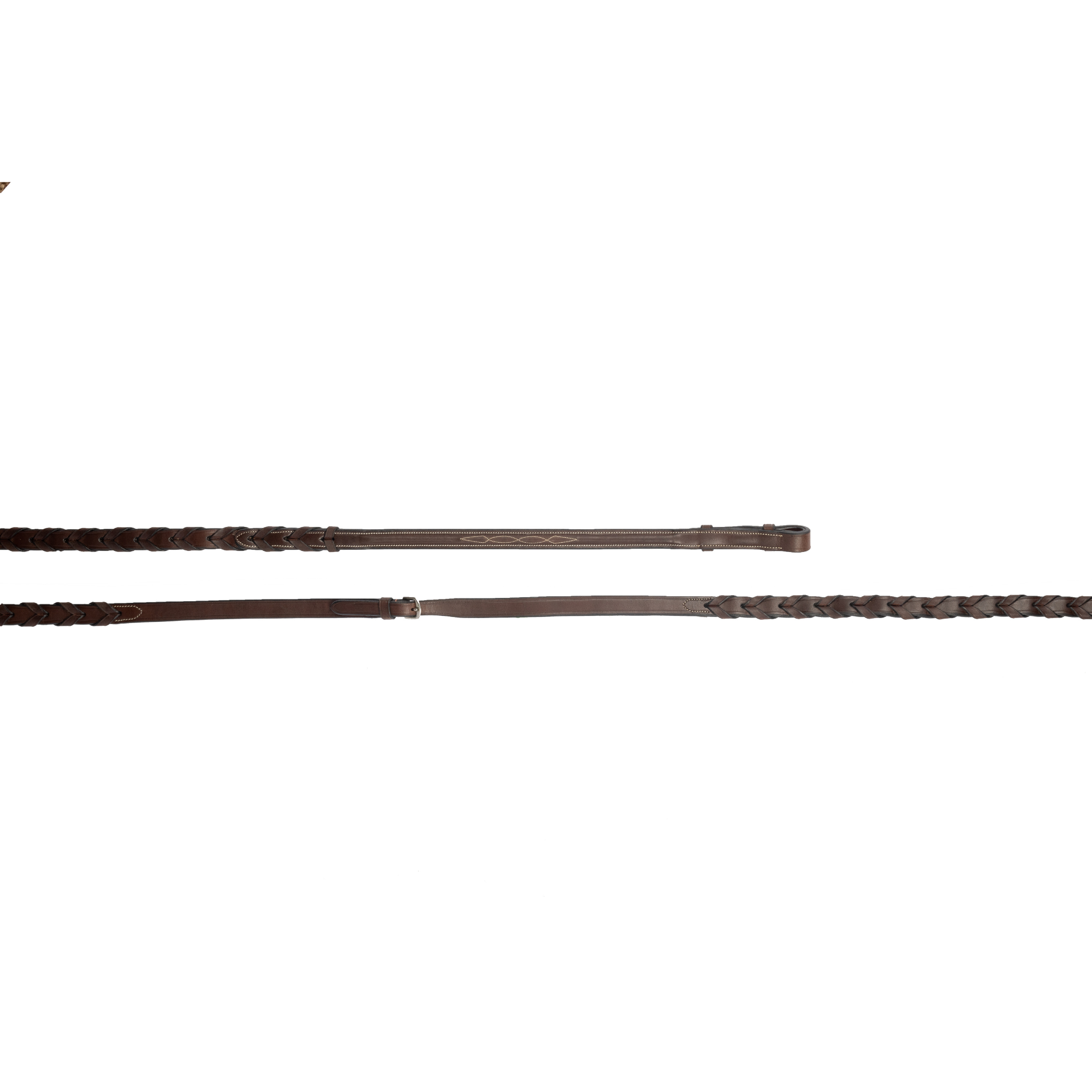 ADT Tack Imperial Laced Reins 1/2", Brown