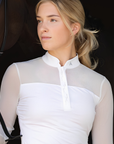 ANKY® LUMINOUS Long Sleeve Competition Shirt, White