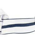 ANKY® Stock Tie Stone-DeLuxe, White/Navy