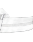 ANKY® Stock Tie Stone-DeLuxe, White/Silver