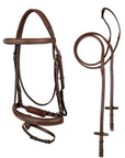 ADT Tack Starman Bridle With Reins, Brown