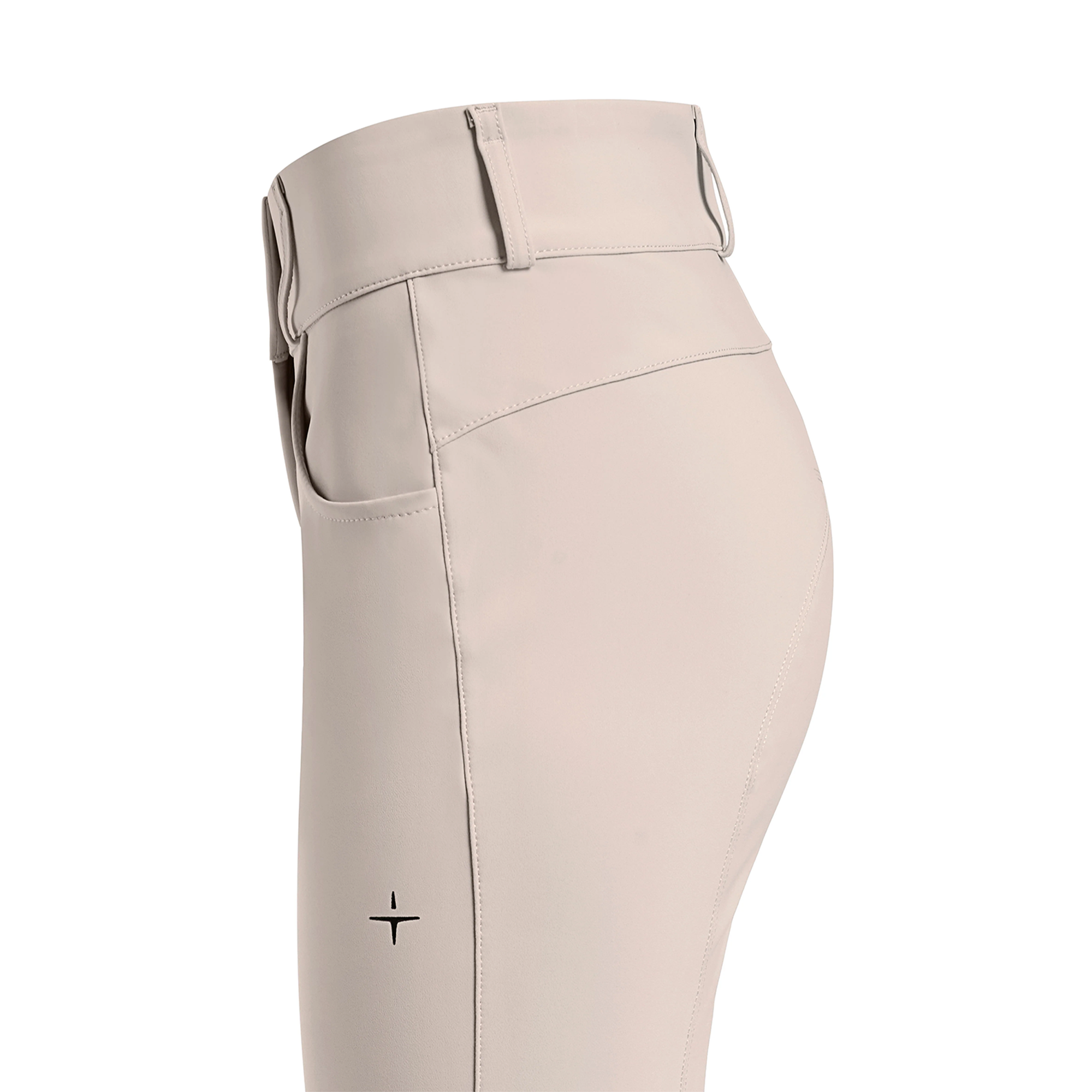 Trolle Athl High Waist Knee Grip Ladies Breeches, Sand