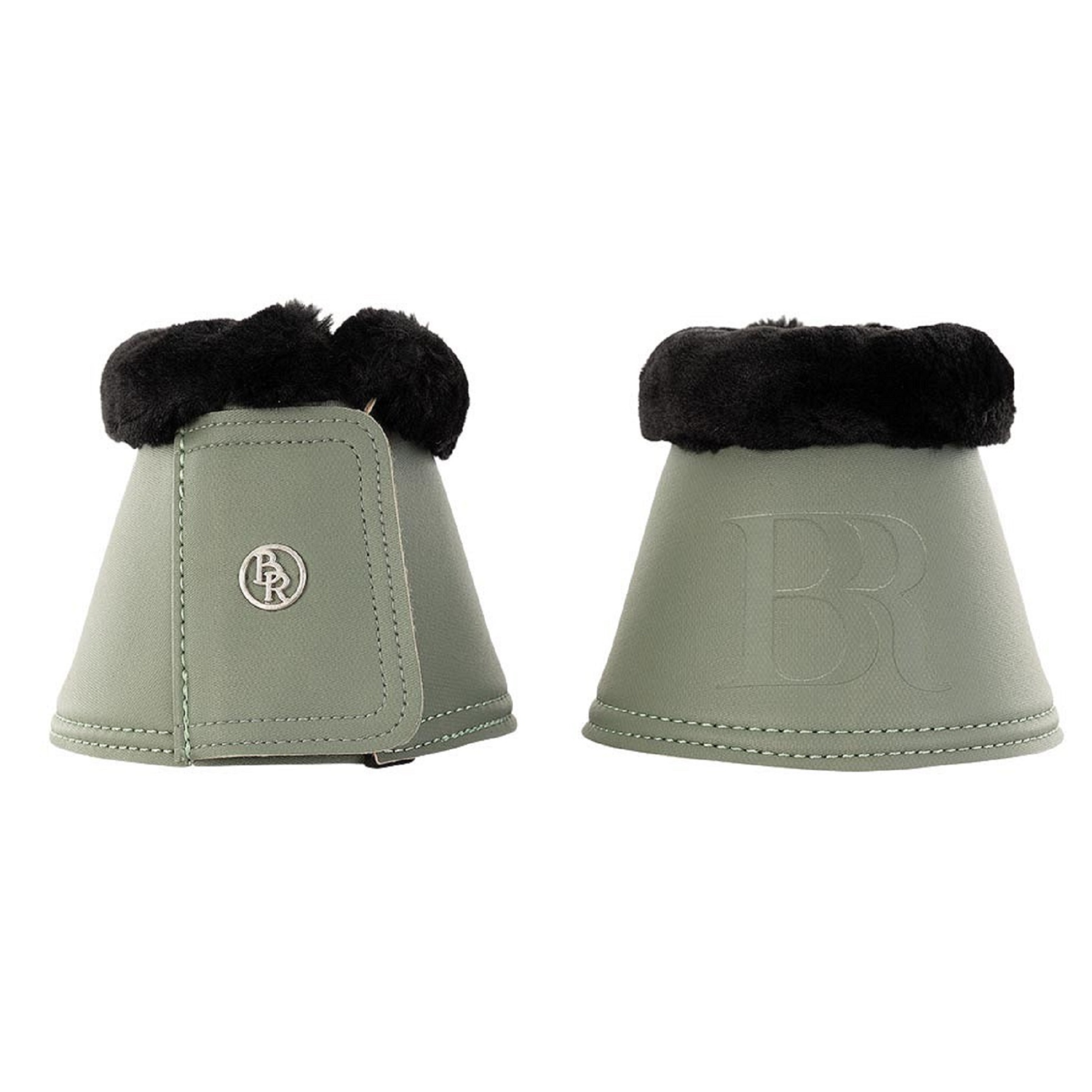 BR Equestrian Over Reach Boots Djoy, Agave Green