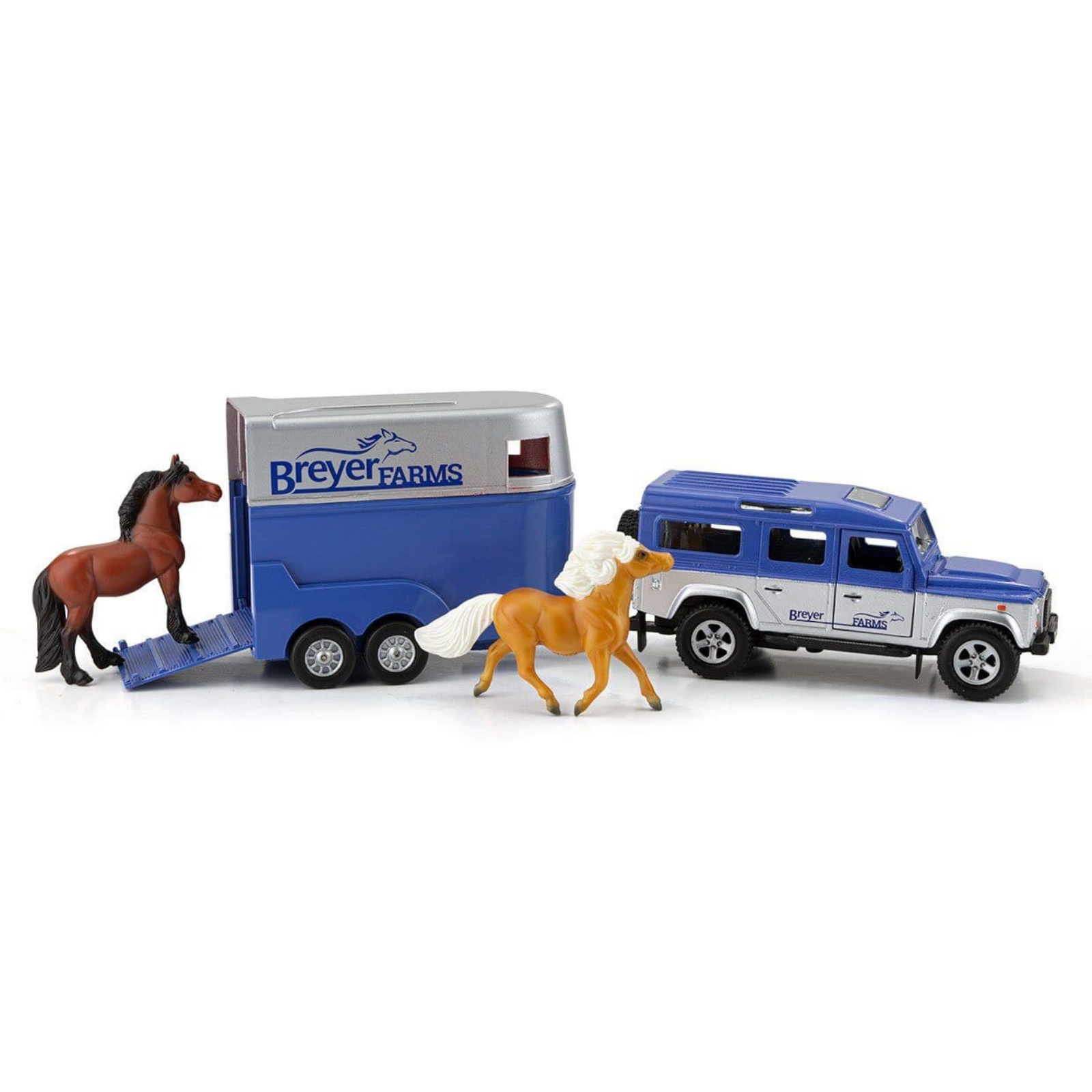 Breyer Die Cast Land Rover & Tag-a-Long Trailer