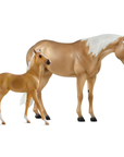Breyer Ebony Shines & Charlize Quarter Horse Set