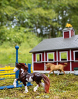Breyer Red Stable Playset