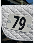 Dubois Cheval Silver Sparkly Celtic Knot Number Pin Charms