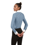 Chestnut Bay Sky Cool Liberty Ladies Show Shirt, Sky Blue