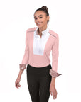 Chestnut Bay Sky Cool Liberty Ladies Show Shirt, Blush