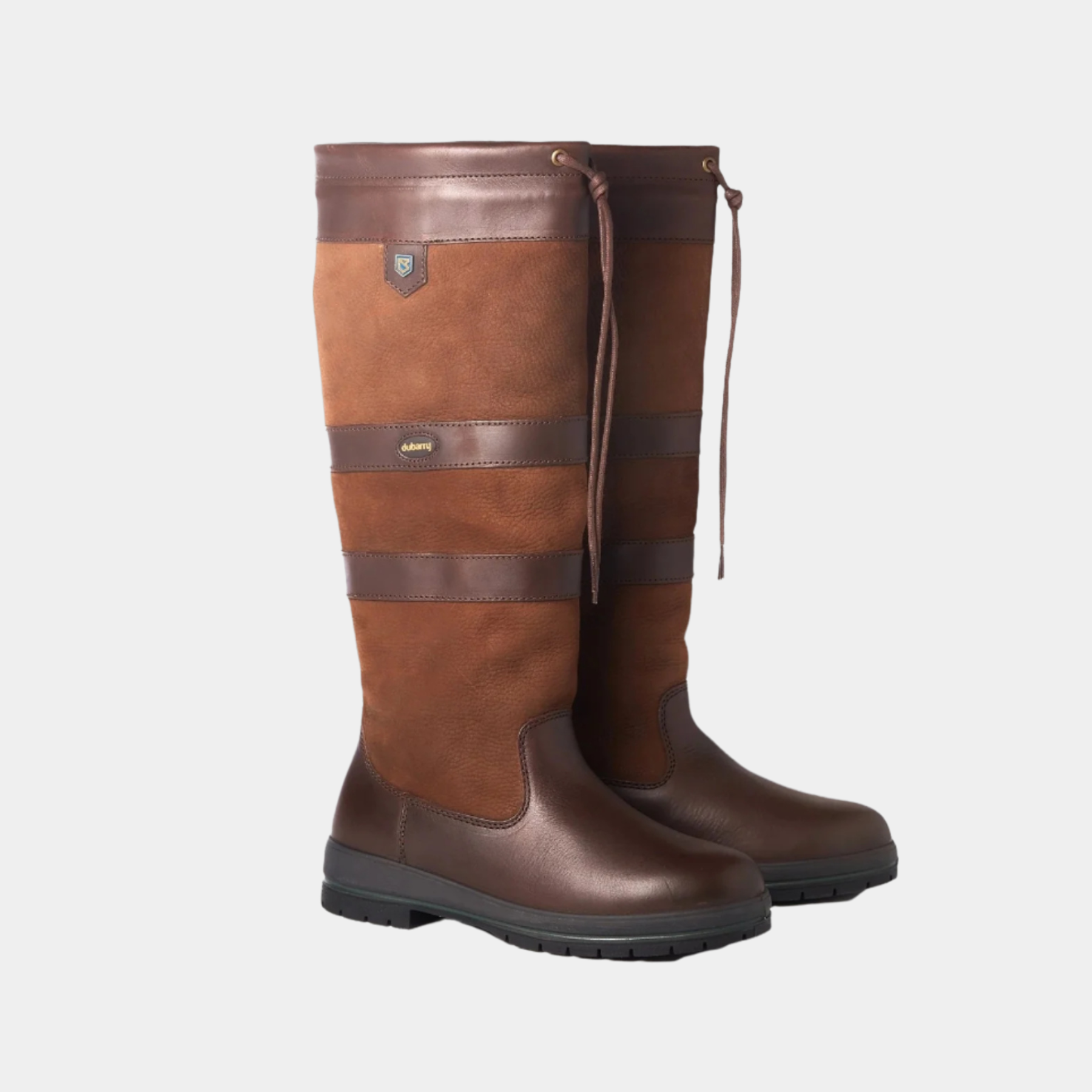 Dubarry Ireland Galway Ladies Waterproof Leather Country Boot in Walnut