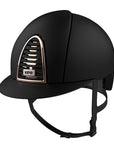 KEP Italia Cromo 2.0 Textile Helmet Black Rose Gold Frame