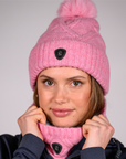 Cavallo CavalRia Beanie, Blush-Melange