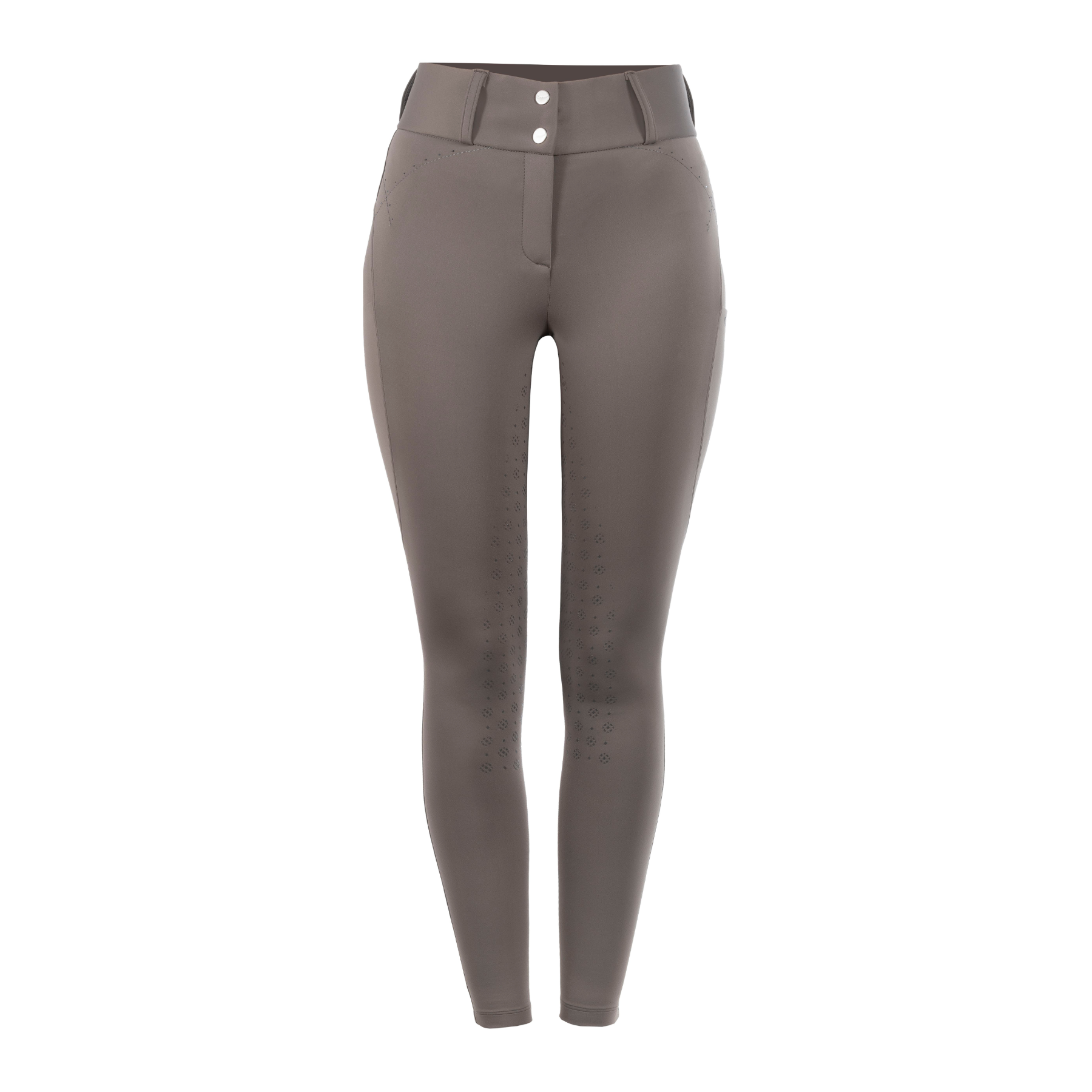 Cavallo CavalCANDERA Ladies High Rise Full Grip Breeches, Mud Taupe