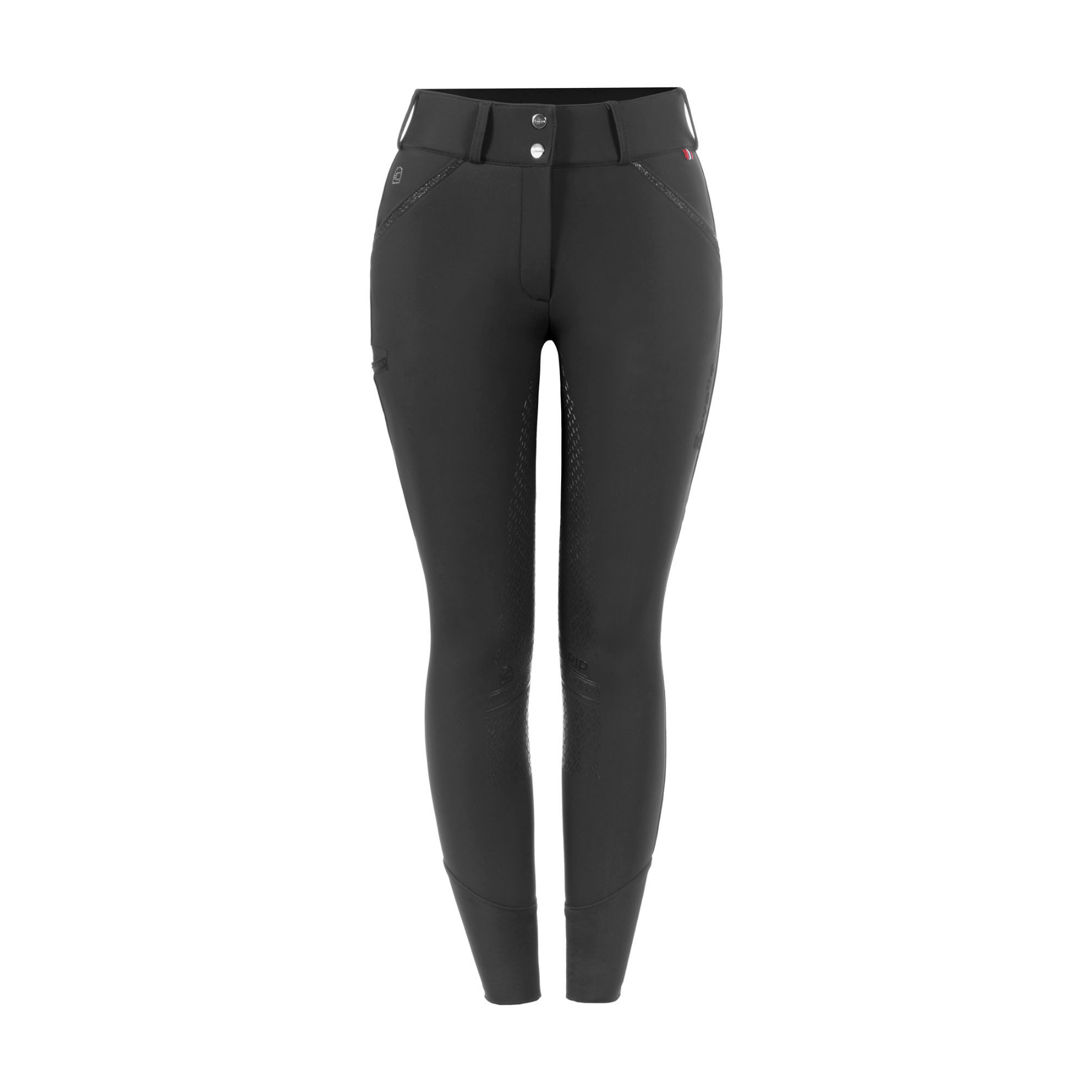 Cavallo CavalCalista Ladies Brushed Full Grip Breeches, Black