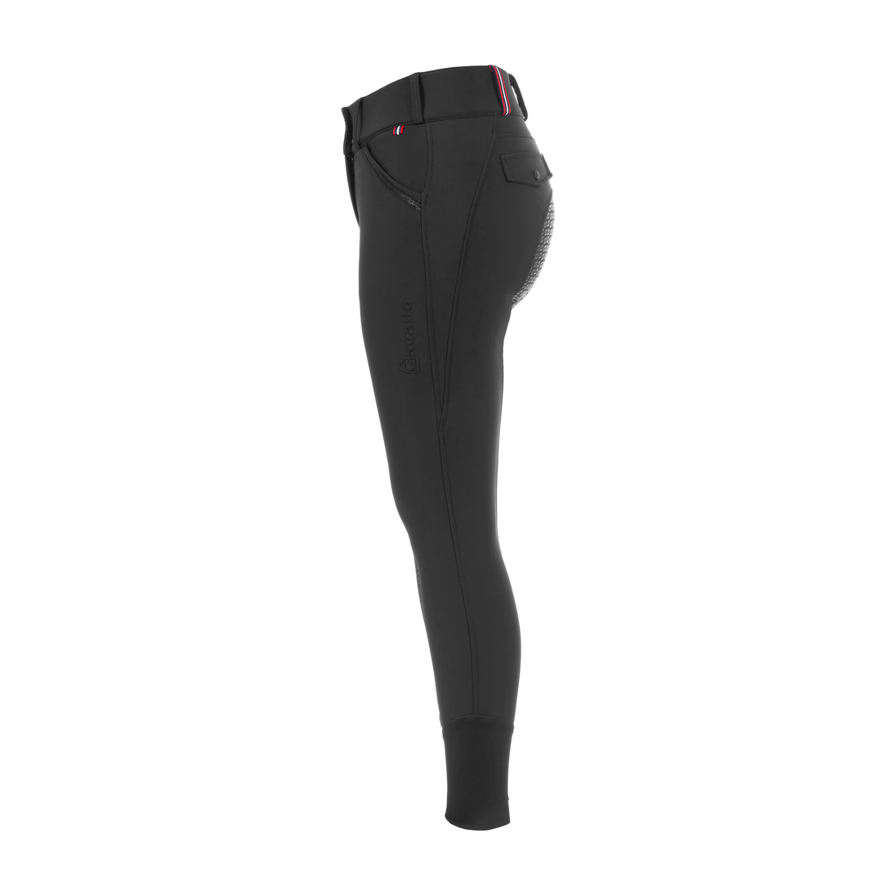 Cavallo CavalCalista Ladies Brushed Full Grip Breeches, Black