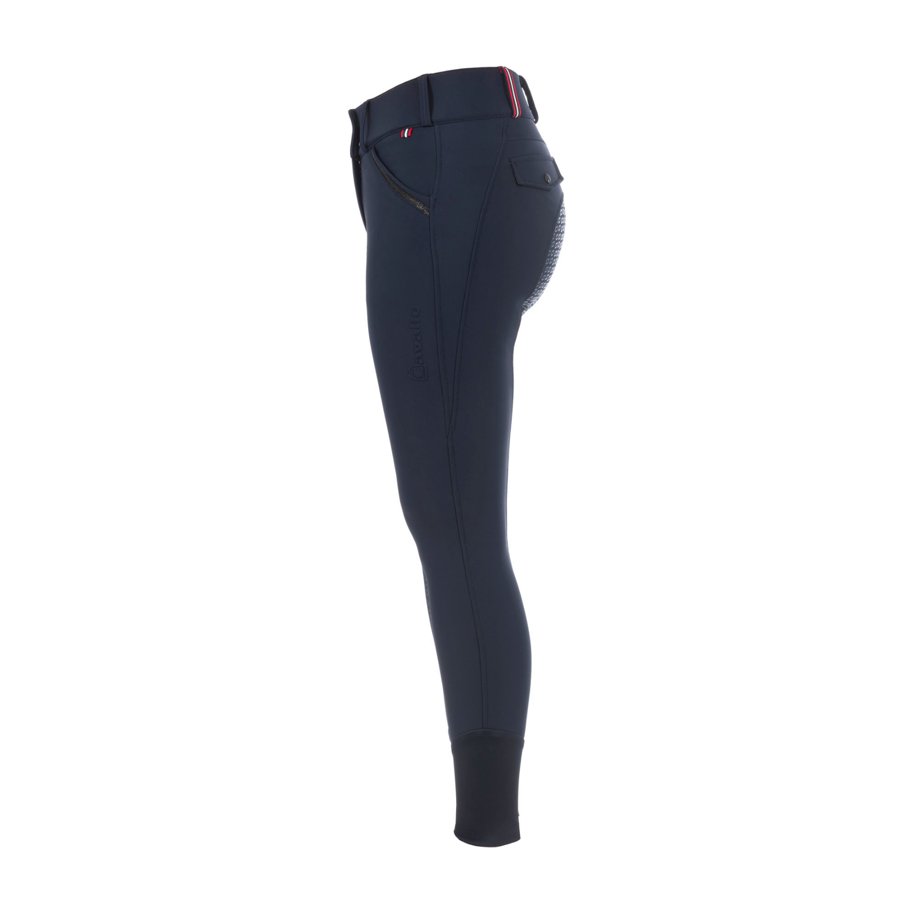 Cavallo CavalCalista Ladies Brushed Full Grip Breeches, Dark Blue