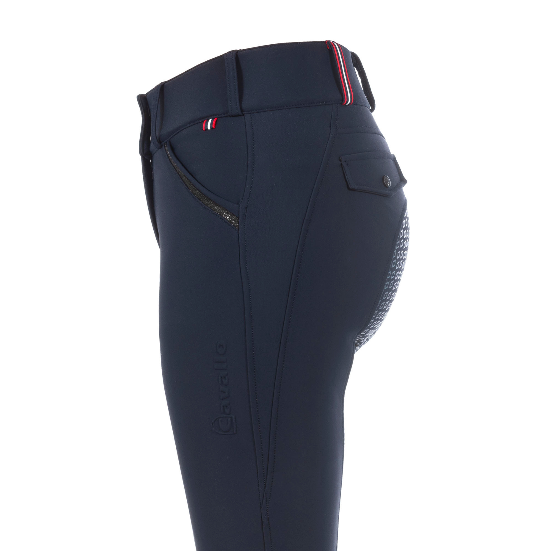 Cavallo CavalCalista Ladies Brushed Full Grip Breeches, Dark Blue