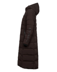 Cavallo CavalDeni Ladies Long Winter Coat, Café Noir