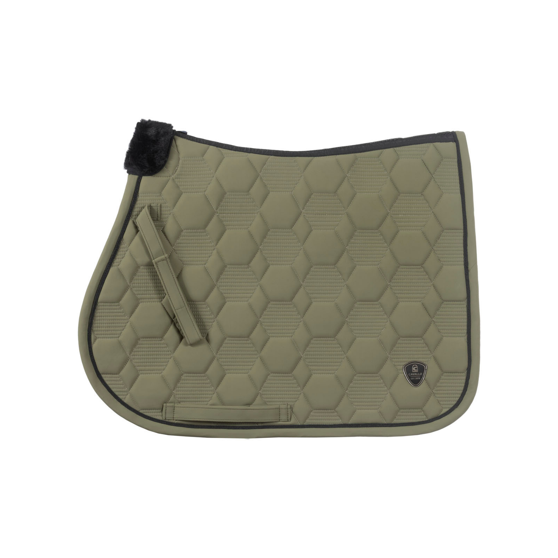 Cavallo CavalPino Jump Saddle Pad, Tea Leaf
