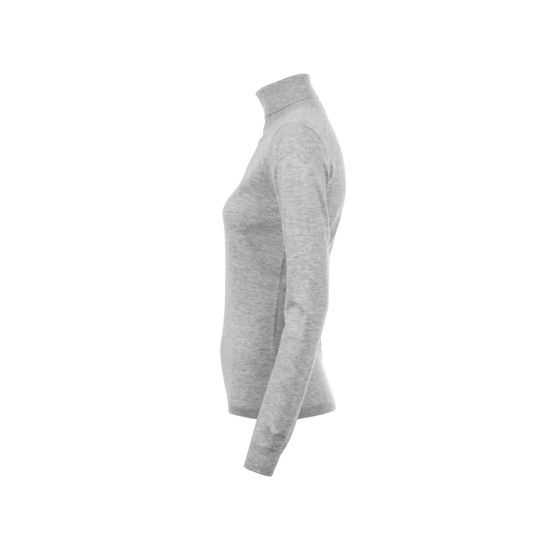 Cavallo CavalRadina Ladies Long Sleeve Turtleneck, Gray