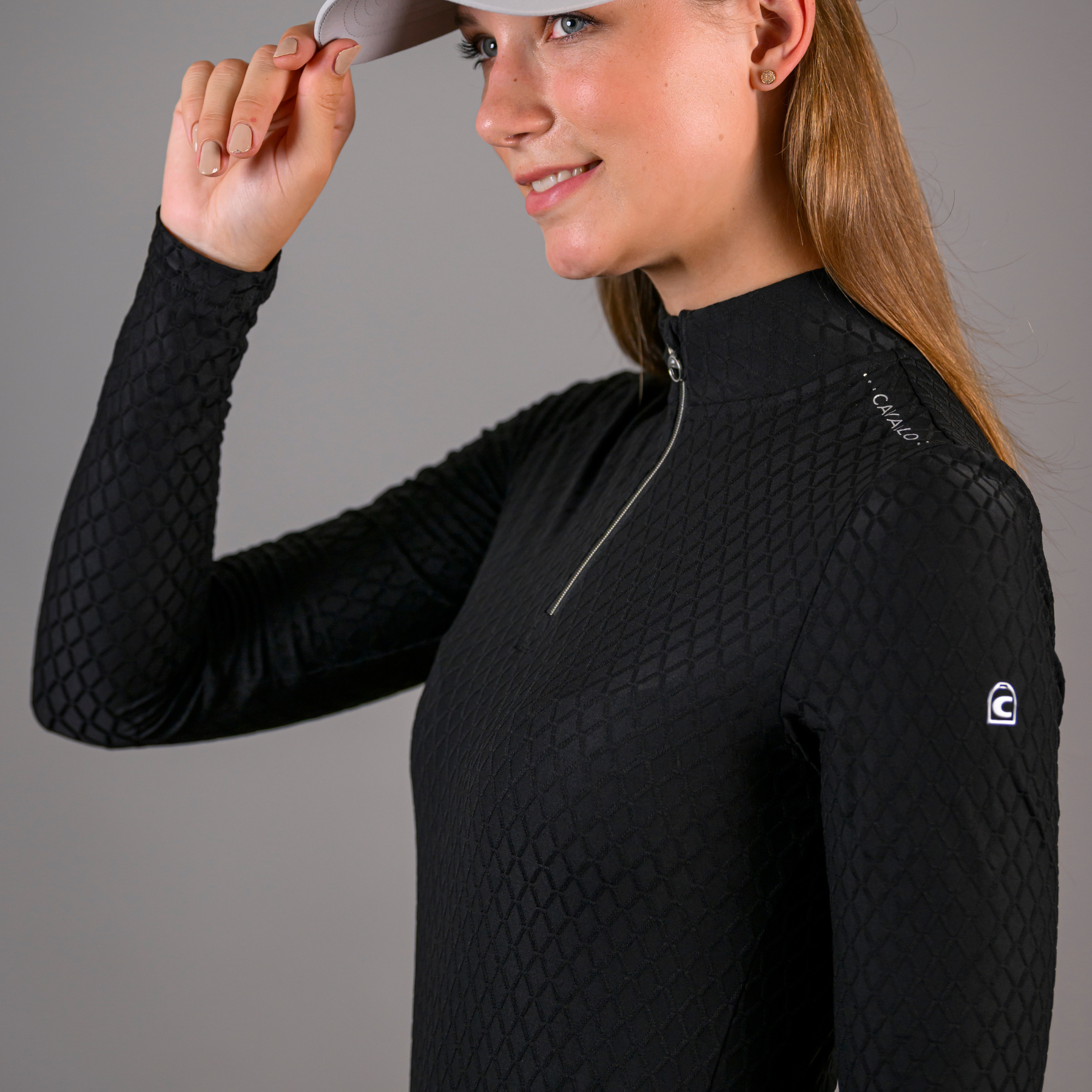 Cavallo CavalNINETTE Ladies Long Sleeve Training Shirt, Black