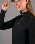 Cavallo CavalNINETTE Ladies Long Sleeve Training Shirt, Black
