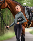 Cavallo CavalNINETTE Ladies Long Sleeve Training Shirt, Thyme
