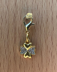 Dubois Cheval Lucky Clover Gold Braid Charm
