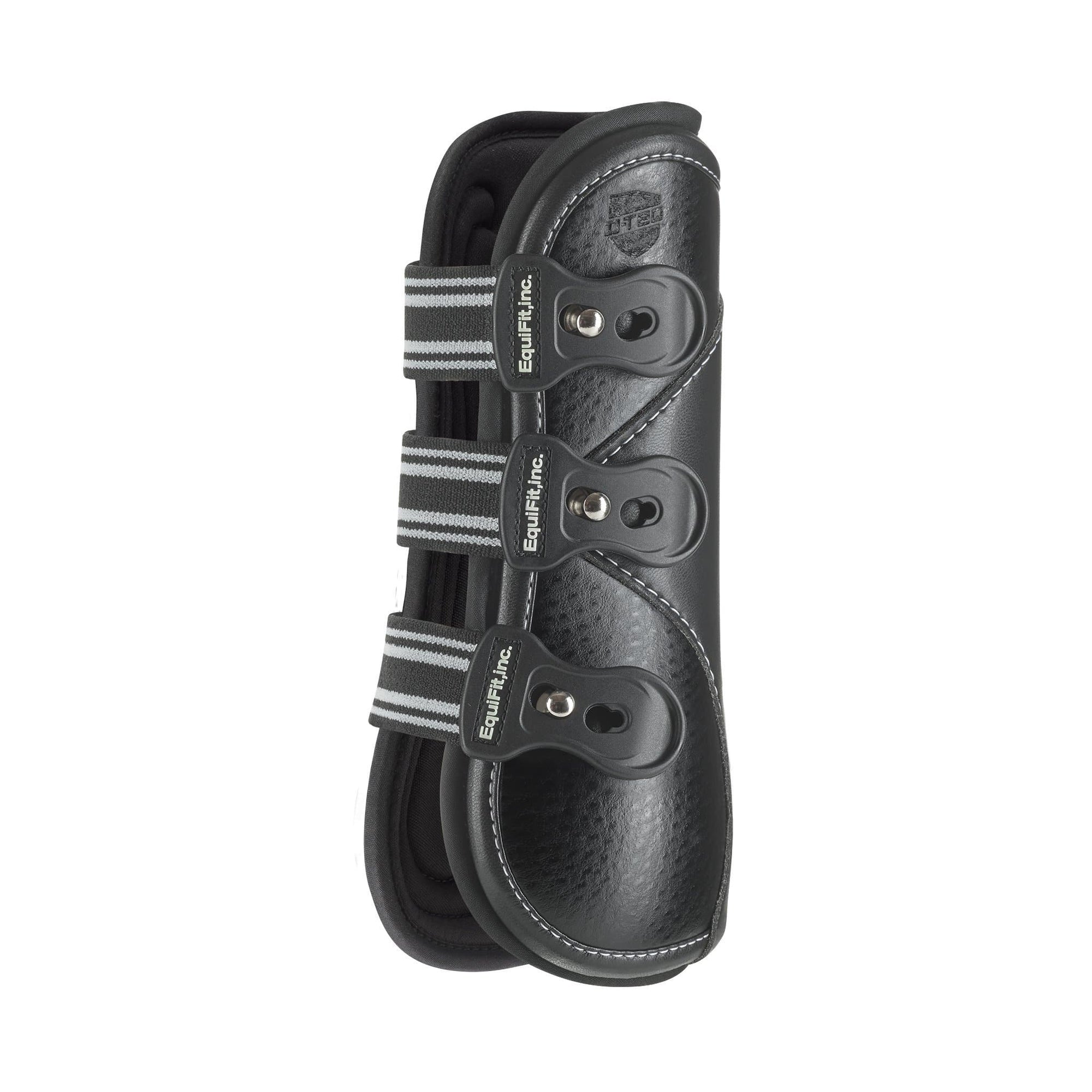 Equifit D-Teq Front Boot with ImpacTeq Liner, Black Ostrich