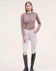 Dada Sport Kit New Ladies Knee Grip Breeches, Beige