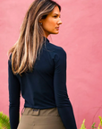 Dada Sport Totem Ladies Long Sleeve Training Shirt, Navy