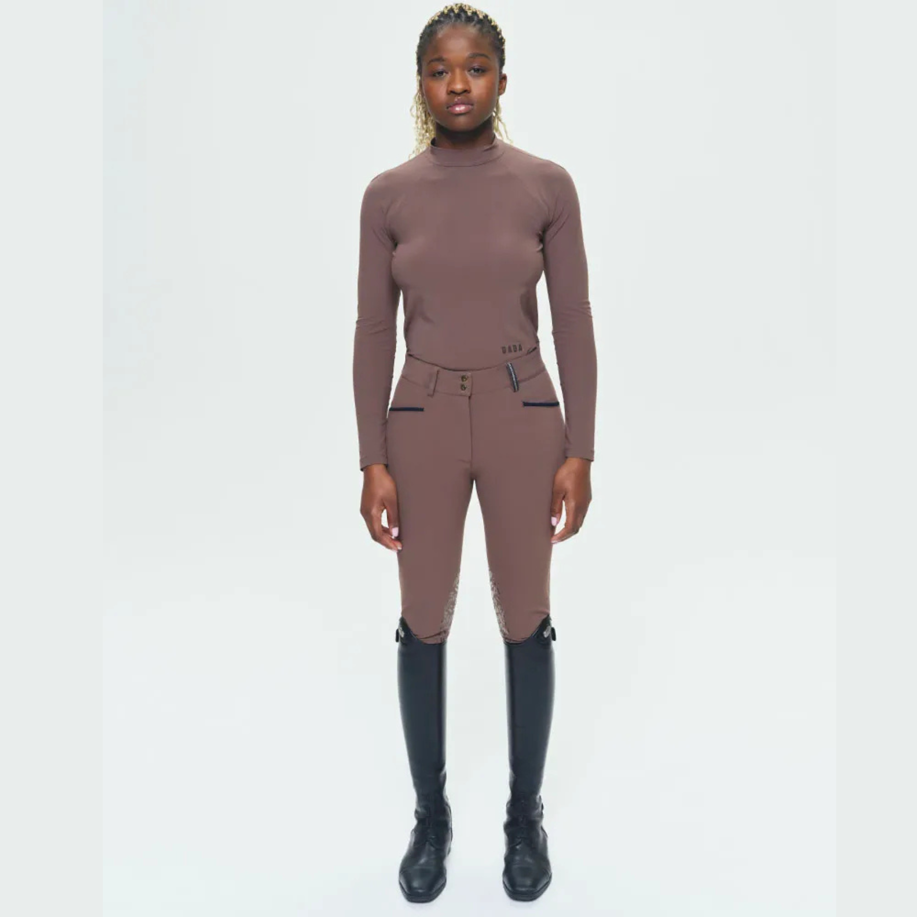 Dada Sport Totem Ladies Long Sleeve Training Shirt, Coffee