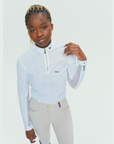 Dada Sport Pablito Ladies Long Sleeve Training Shirt, White Perforated