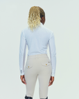Dada Sport Pablito Ladies Long Sleeve Training Shirt, White Perforated