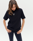 Dada Sport Oasis Ladies Short Sleeve Training Shirt, Black