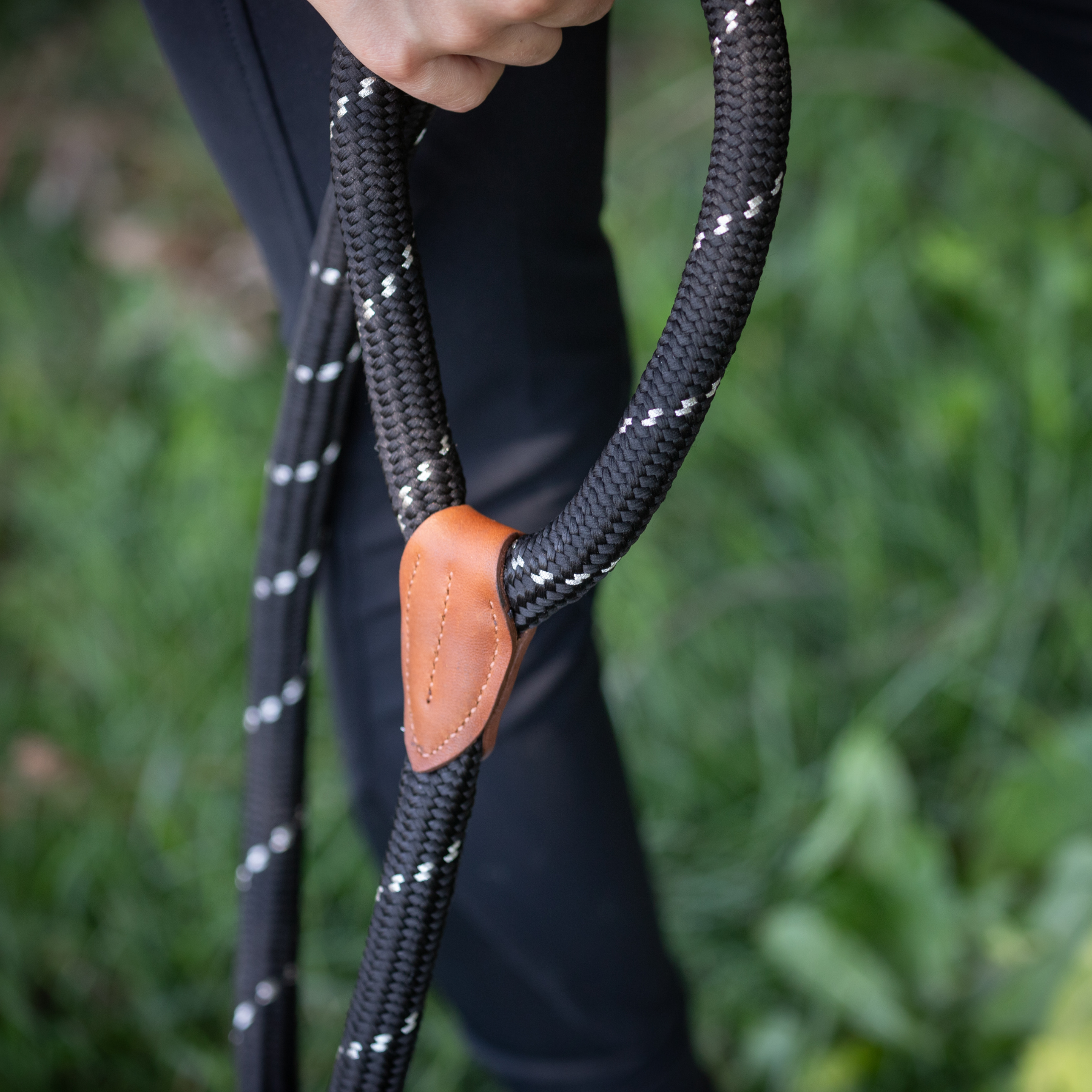 Pénélope Billie Dog Leash, Black