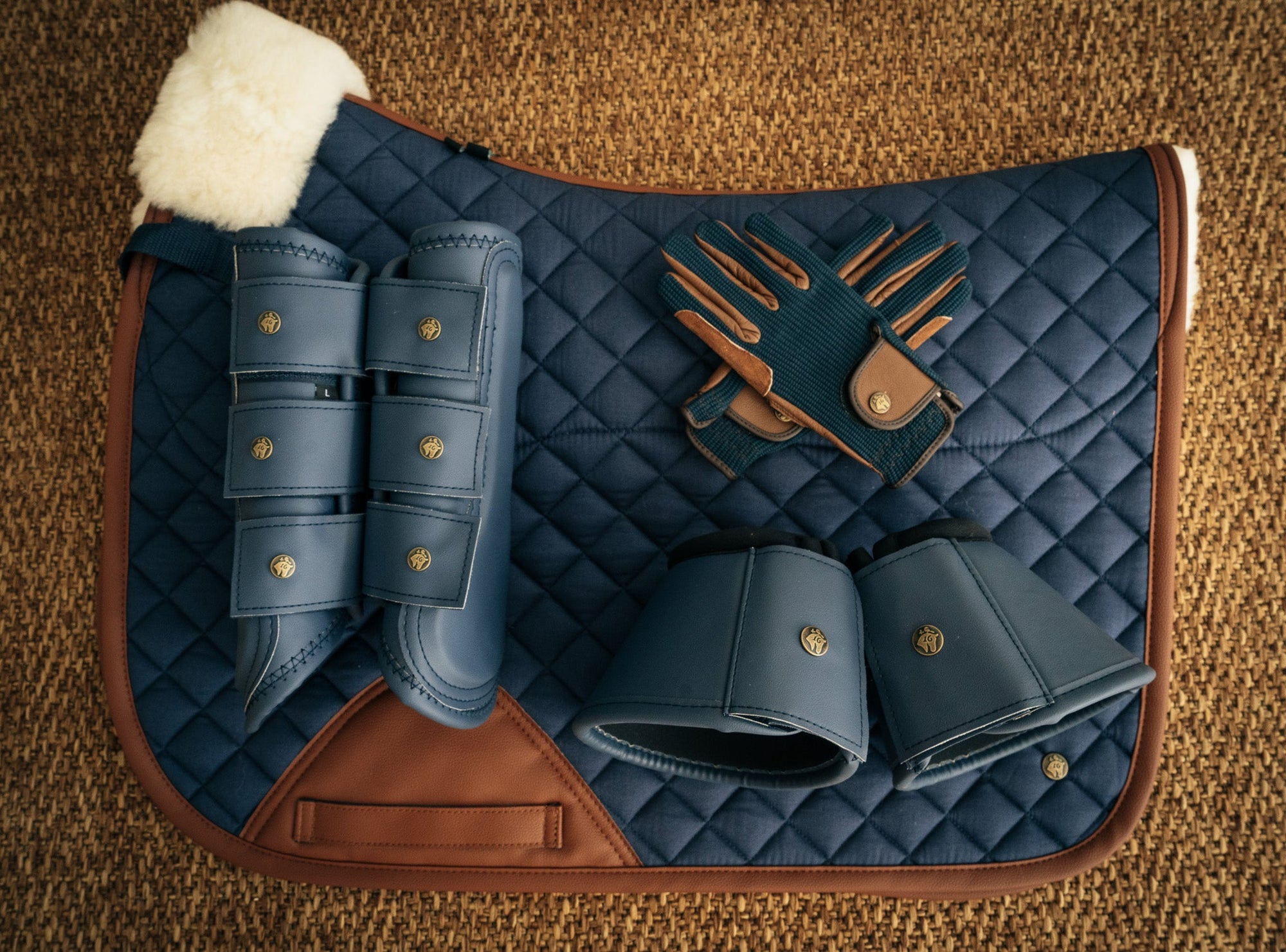 Sixteen Cypress Neoprene Bell Boots, Navy