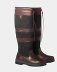 Dubarry Galway Ladies Waterproof Leather Country Boot in Black/Brown